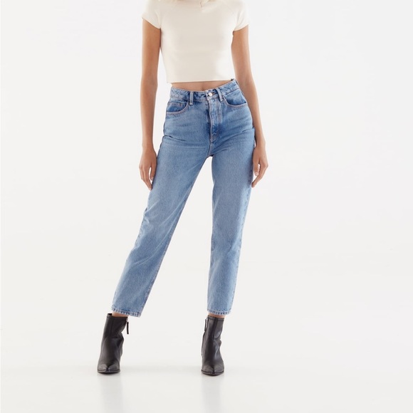 Zara Z1975 High Rise Straight Jeans - Picture 2 of 10